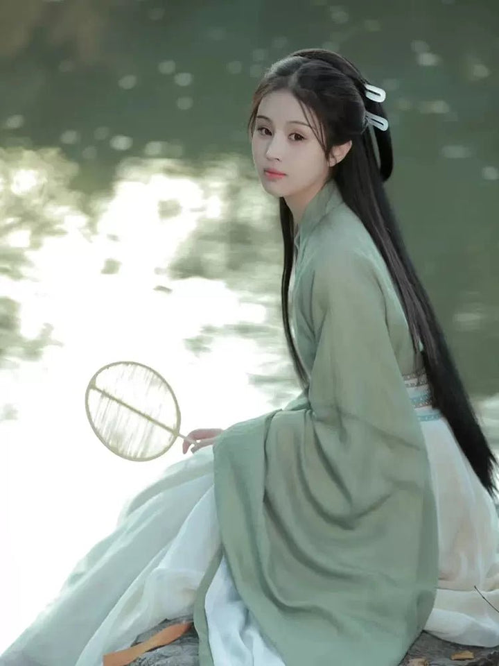 【Hanfu】Serene Jade | Wei & Jin Style Hanfuhan fu Chinese han fu hanfu male tang dynasty clothes chinese hanfu tang dynasty outfits traditiona hanfu dress chinese hanfu chinese style dress dress fashion cheongsam dress q