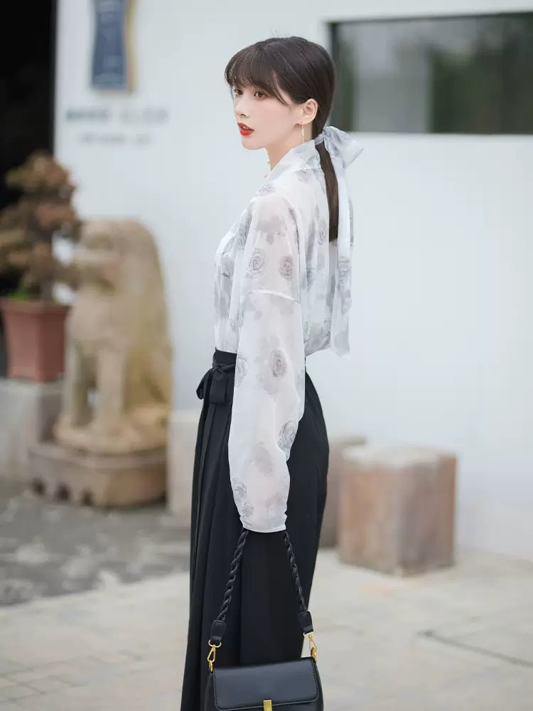 【Hanfu】Shadows Among Flowers, Gently Lifting Poetic Grace | Modern Style Hanfuhan fu Chinese han fu hanfu male tang dynasty clothes chinese hanfu tang dynasty outfits traditiona hanfu dress chinese hanfu chinese style dress dress fashion cheongsam dress q