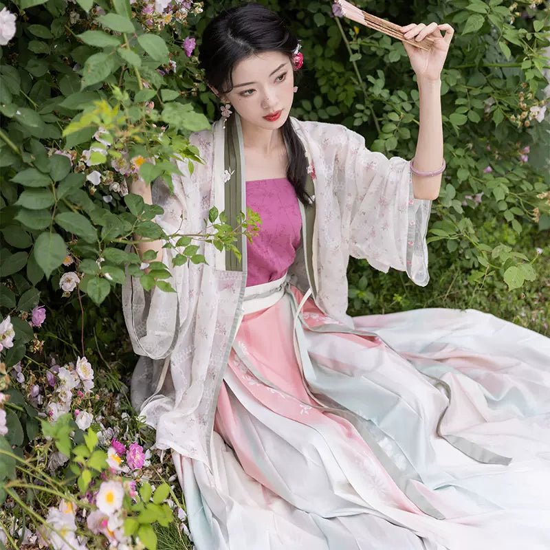 【Hanfu】Silent Reflections Among Flowers | Mamain skirthan fu Chinese han fu hanfu male tang dynasty clothes chinese hanfu tang dynasty outfits traditiona hanfu dress chinese hanfu chinese style dress dress fashion cheongsam dress q