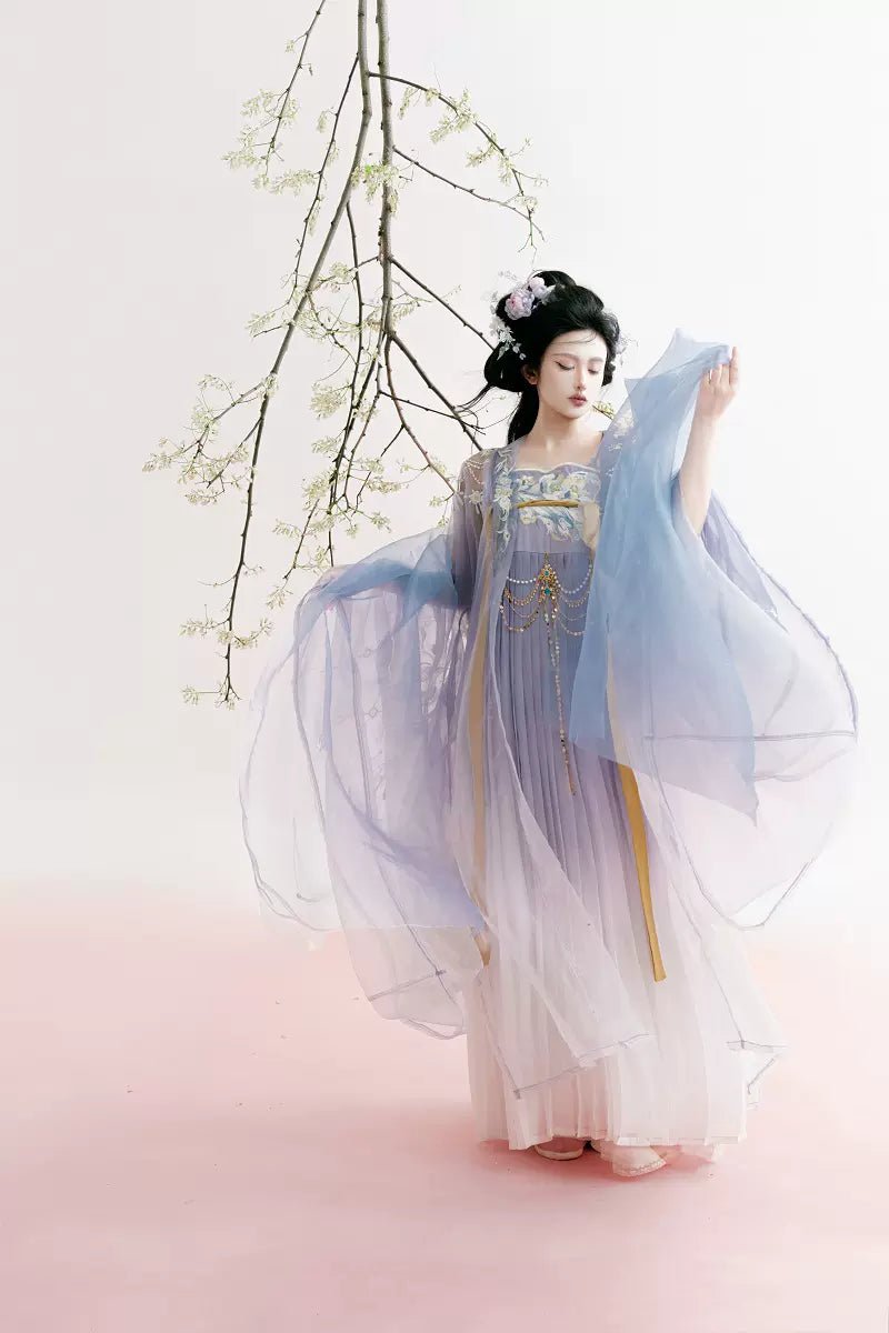 【Hanfu】Silent Spring | Tang chest - length skirthan fu Chinese han fu hanfu male tang dynasty clothes chinese hanfu tang dynasty outfits traditiona hanfu dress chinese hanfu chinese style dress dress fashion cheongsam dress q