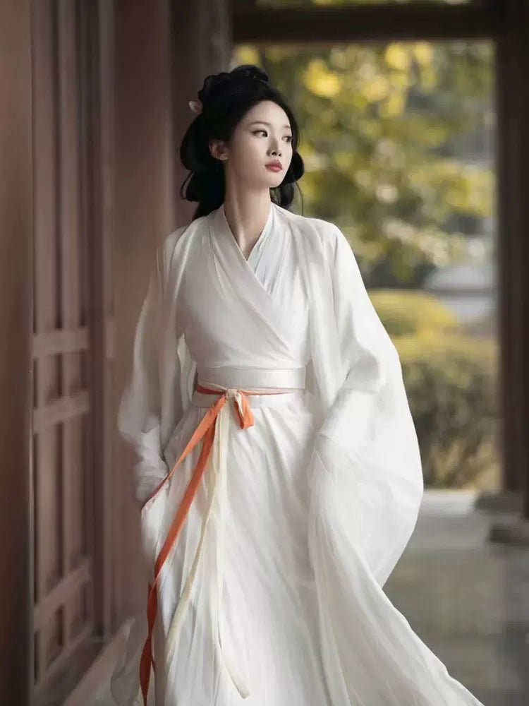 【Hanfu】Snowy Grace | Wei & Jin Style Hanfuhan fu Chinese han fu hanfu male tang dynasty clothes chinese hanfu tang dynasty outfits traditiona hanfu dress chinese hanfu chinese style dress dress fashion cheongsam dress q