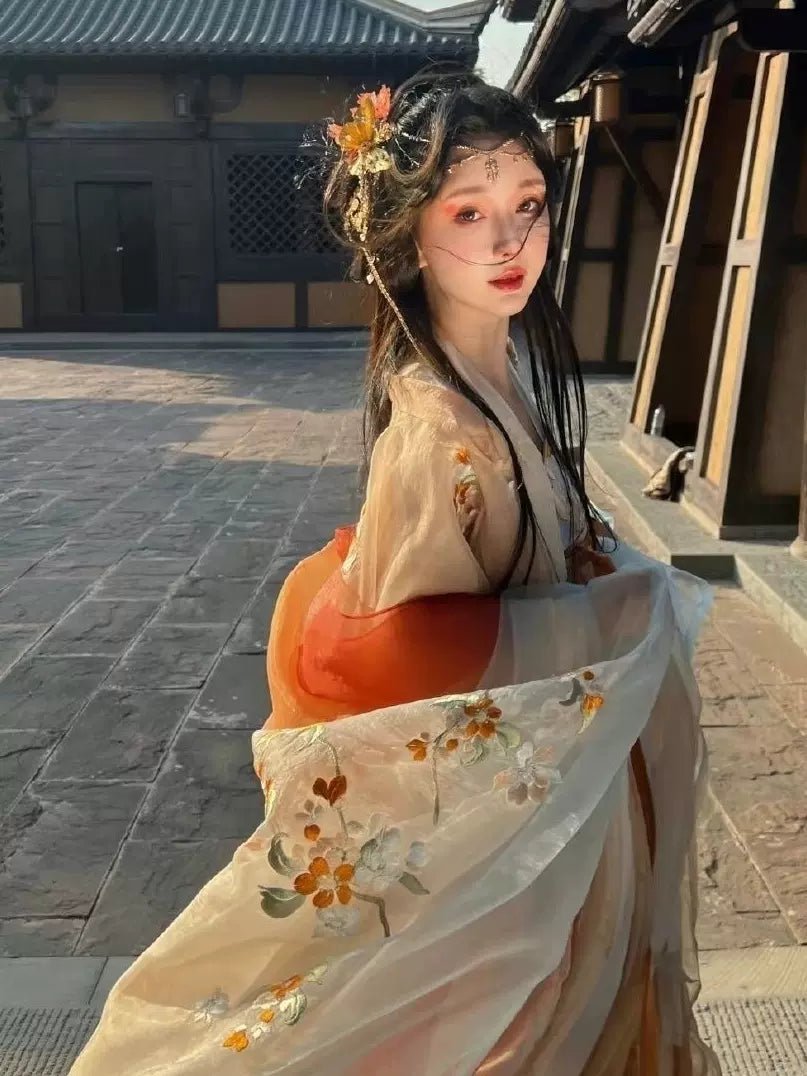 【Hanfu】Song of the Jade Lady|Tang chest - length skirthan fu Chinese han fu hanfu male tang dynasty clothes chinese hanfu tang dynasty outfits traditiona hanfu dress chinese hanfu chinese style dress dress fashion cheongsam dress q