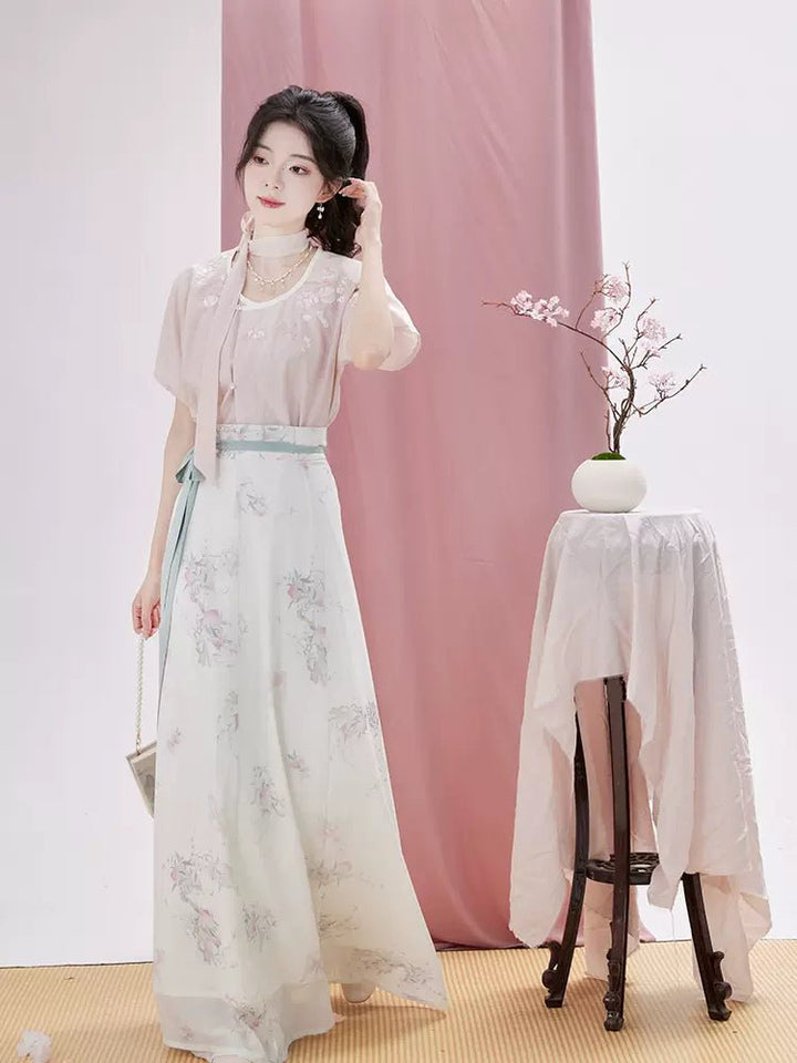 【Hanfu】Spring Breeze of Peach Blossoms | Modern Style Hanfuhan fu Chinese han fu hanfu male tang dynasty clothes chinese hanfu tang dynasty outfits traditiona hanfu dress chinese hanfu chinese style dress dress fashion cheongsam dress q