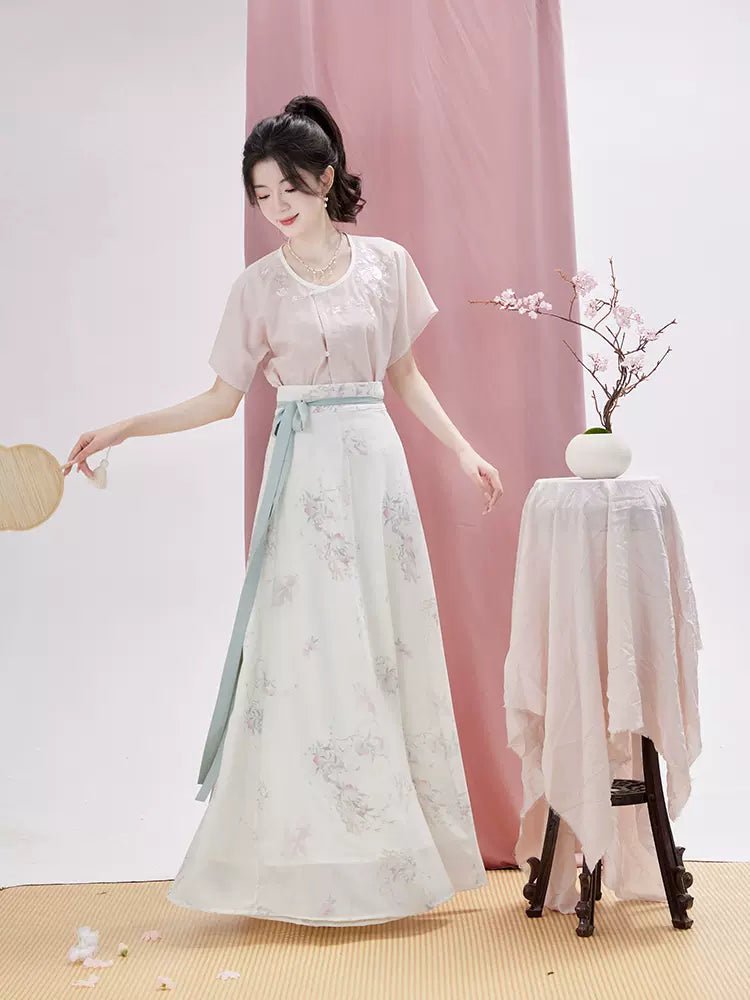 【Hanfu】Spring Breeze of Peach Blossoms | Modern Style Hanfuhan fu Chinese han fu hanfu male tang dynasty clothes chinese hanfu tang dynasty outfits traditiona hanfu dress chinese hanfu chinese style dress dress fashion cheongsam dress q