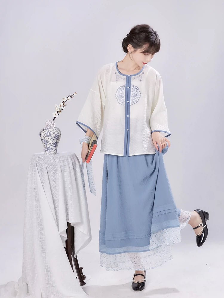 【Hanfu】Spring Breeze, Poetic Imagery | Modern Style Hanfuhan fu Chinese han fu hanfu male tang dynasty clothes chinese hanfu tang dynasty outfits traditiona hanfu dress chinese hanfu chinese style dress dress fashion cheongsam dress q