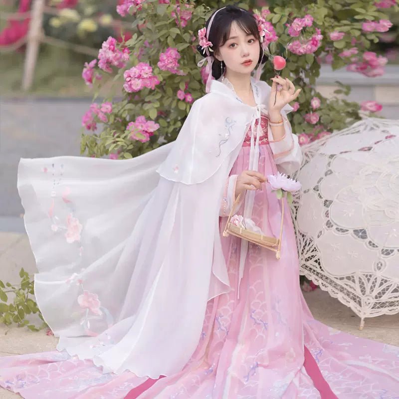 【Hanfu】Star and Moon Jellyfish | Tang Chest - Length skirthan fu Chinese han fu hanfu male tang dynasty clothes chinese hanfu tang dynasty outfits traditiona hanfu dress chinese hanfu chinese style dress dress fashion cheongsam dress q