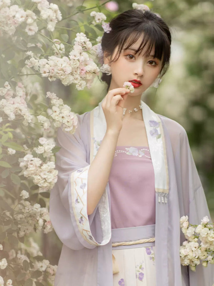 【Hanfu】Stroll Among Flowers at Sunset | Modern & Song Style Hanfuhan fu Chinese han fu hanfu male tang dynasty clothes chinese hanfu tang dynasty outfits traditiona hanfu dress chinese hanfu chinese style dress dress fashion cheongsam dress q