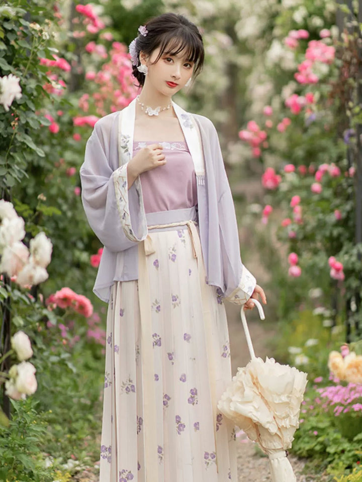 【Hanfu】Stroll Among Flowers at Sunset | Modern & Song Style Hanfuhan fu Chinese han fu hanfu male tang dynasty clothes chinese hanfu tang dynasty outfits traditiona hanfu dress chinese hanfu chinese style dress dress fashion cheongsam dress q