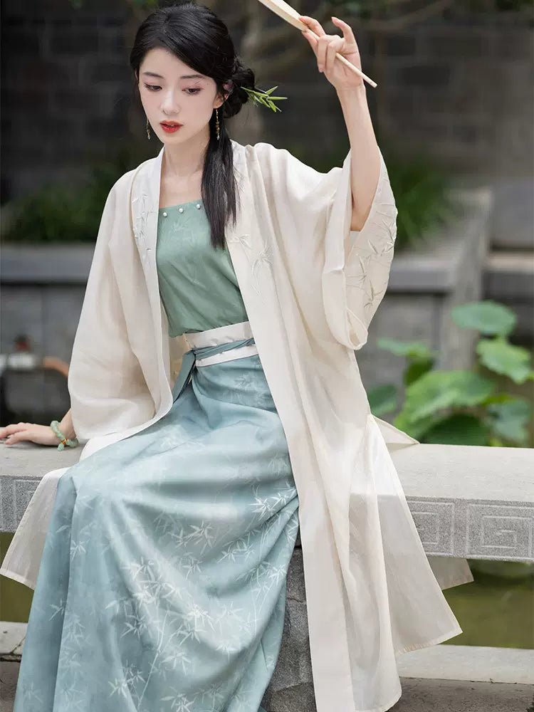 【Hanfu】Stroll in Dreamland - Bamboo Grove | Modern & Song Style Hanfuhan fu Chinese han fu hanfu male tang dynasty clothes chinese hanfu tang dynasty outfits traditiona hanfu dress chinese hanfu chinese style dress dress fashion cheongsam dress q