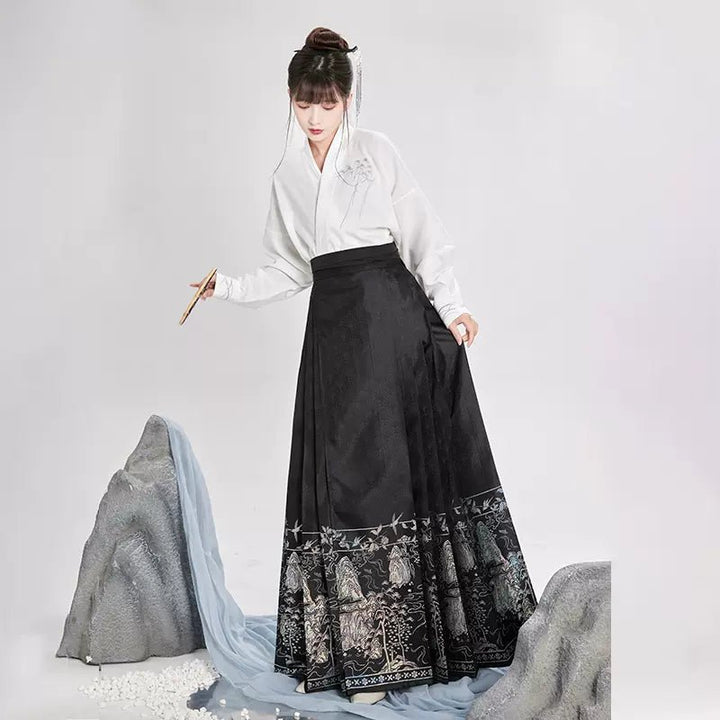 【Hanfu】The Graceful Charm of the Gentle Breeze | Mamian skirthan fu Chinese han fu hanfu male tang dynasty clothes chinese hanfu tang dynasty outfits traditiona hanfu dress chinese hanfu chinese style dress dress fashion cheongsam dress q