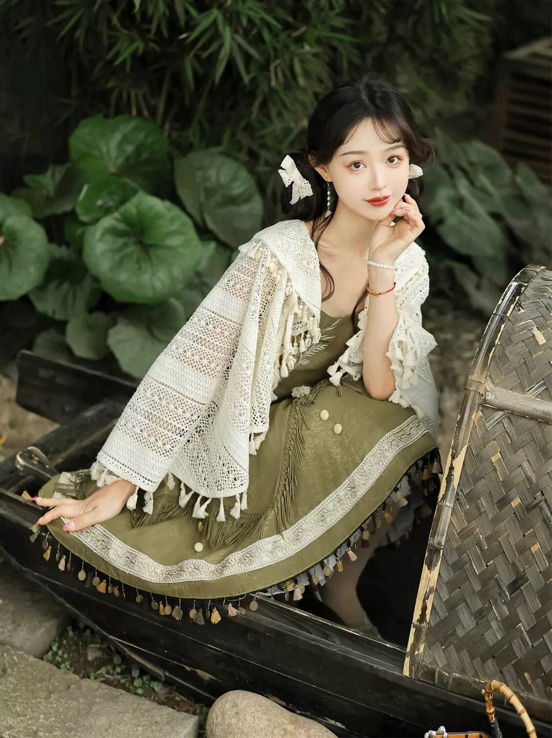 【Hanfu】The language of tea|Modern shawl suspender skirthan fu Chinese han fu hanfu male tang dynasty clothes chinese hanfu tang dynasty outfits traditiona hanfu dress chinese hanfu chinese style dress dress fashion cheongsam dress q