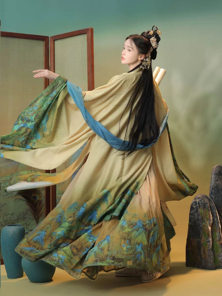 【Hanfu】The rivers and mountains are picturesque|Tang three - piece sethan fu Chinese han fu hanfu male tang dynasty clothes chinese hanfu tang dynasty outfits traditiona hanfu dress chinese hanfu chinese style dress dress fashion cheongsam dress q