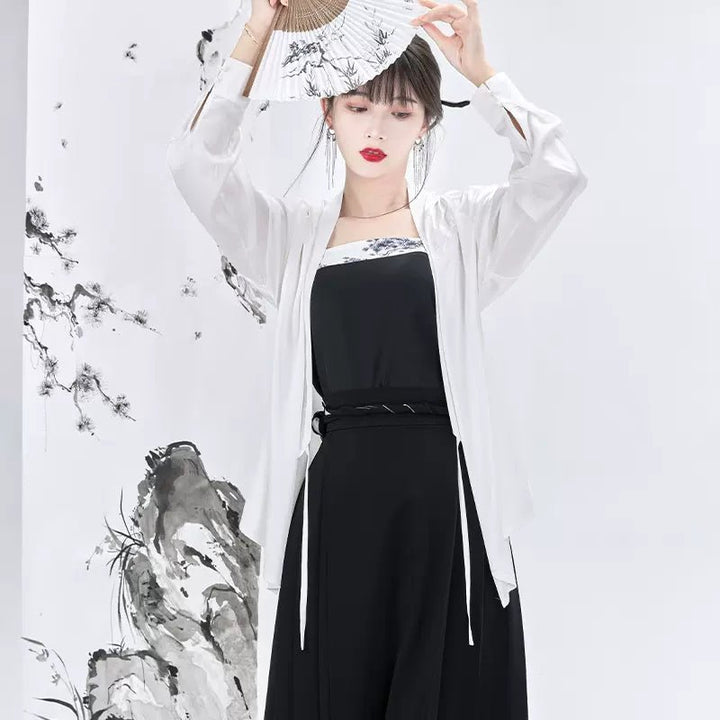 【Hanfu】Timeless Elegance, Ink Mountain Charm | Mamian skirthan fu Chinese han fu hanfu male tang dynasty clothes chinese hanfu tang dynasty outfits traditiona hanfu dress chinese hanfu chinese style dress dress fashion cheongsam dress q