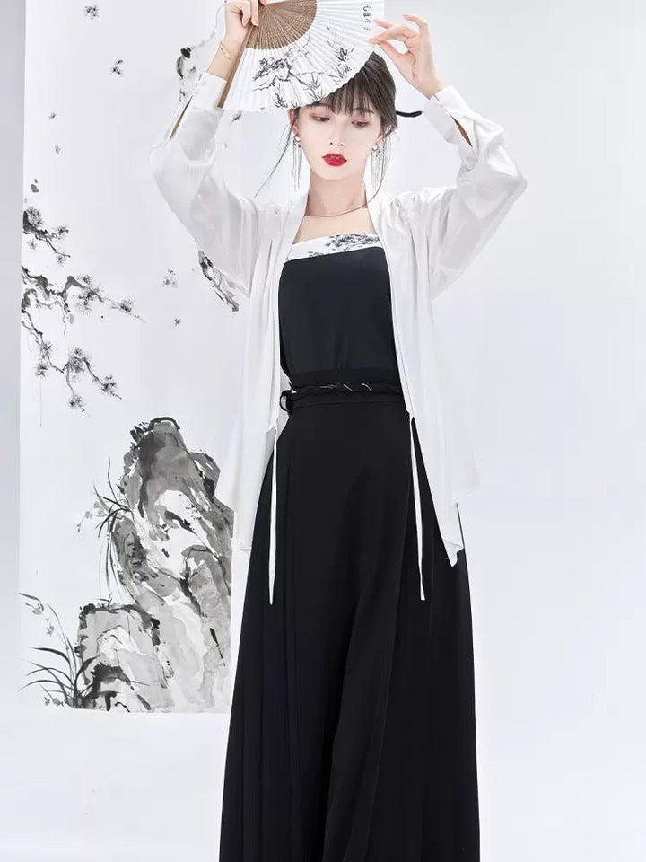 【Hanfu】Timeless Elegance, Ink Mountain Charm | Mamian skirthan fu Chinese han fu hanfu male tang dynasty clothes chinese hanfu tang dynasty outfits traditiona hanfu dress chinese hanfu chinese style dress dress fashion cheongsam dress q