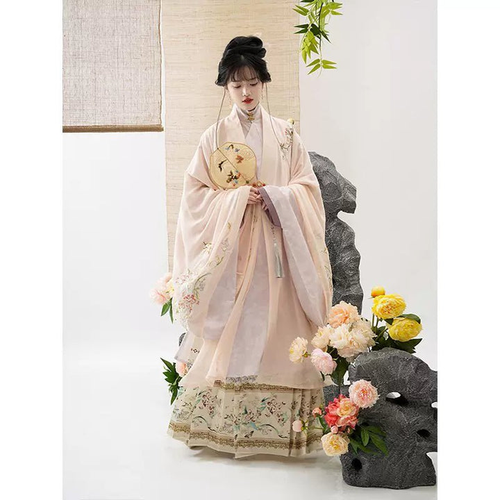 【Hanfu】Tranquil Petals | Ming Style Hanfuhan fu Chinese han fu hanfu male tang dynasty clothes chinese hanfu tang dynasty outfits traditiona hanfu dress chinese hanfu chinese style dress dress fashion cheongsam dress q