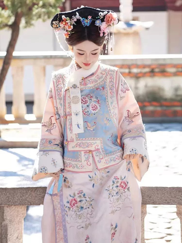 【Hanfu】Whispering Blossom Dream | Qing Style Hanfuhan fu Chinese han fu hanfu male tang dynasty clothes chinese hanfu tang dynasty outfits traditiona hanfu dress chinese hanfu chinese style dress dress fashion cheongsam dress q