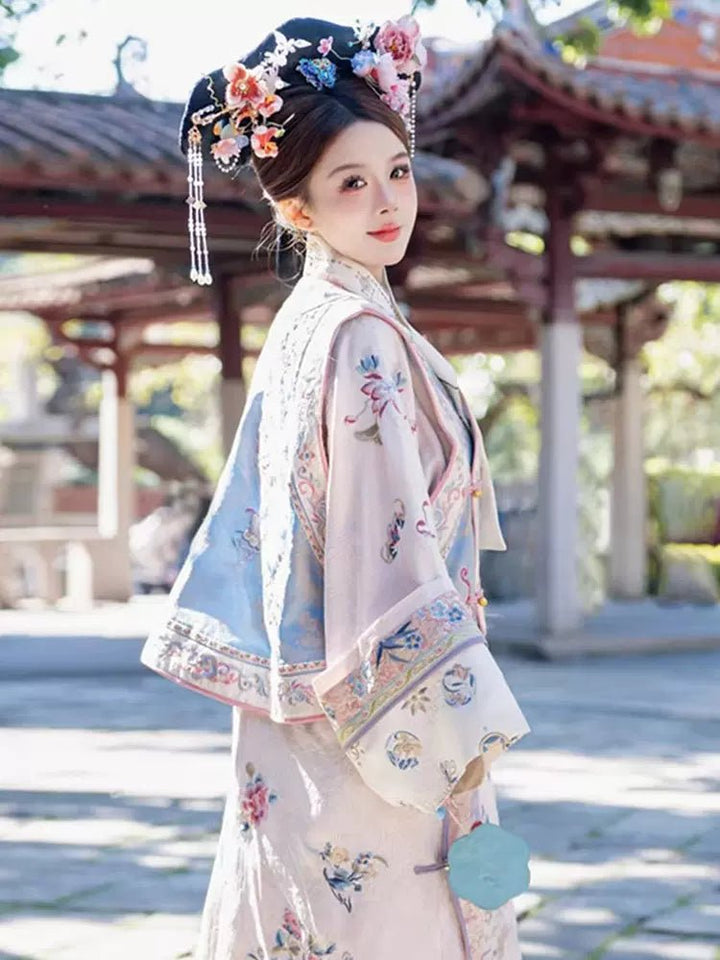 【Hanfu】Whispering Blossom Dream | Qing Style Hanfuhan fu Chinese han fu hanfu male tang dynasty clothes chinese hanfu tang dynasty outfits traditiona hanfu dress chinese hanfu chinese style dress dress fashion cheongsam dress q