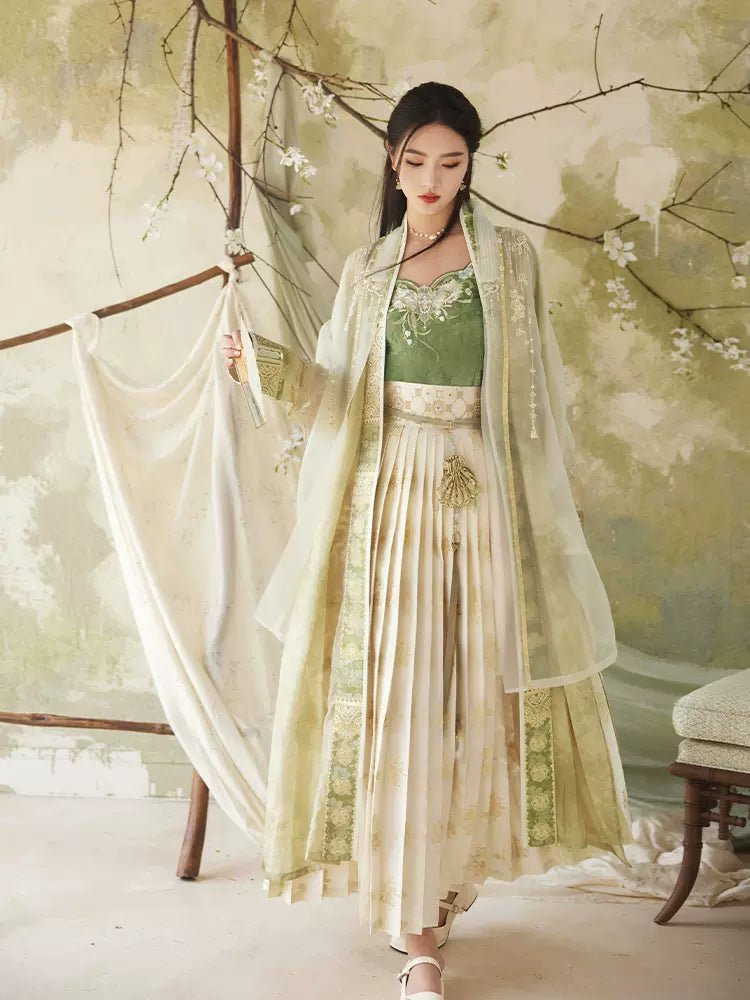 【Hanfu】Whispers of Verdant Serenity | Song Dynasty Hanfuhan fu Chinese han fu hanfu male tang dynasty clothes chinese hanfu tang dynasty outfits traditiona hanfu dress chinese hanfu chinese style dress dress fashion cheongsam dress q