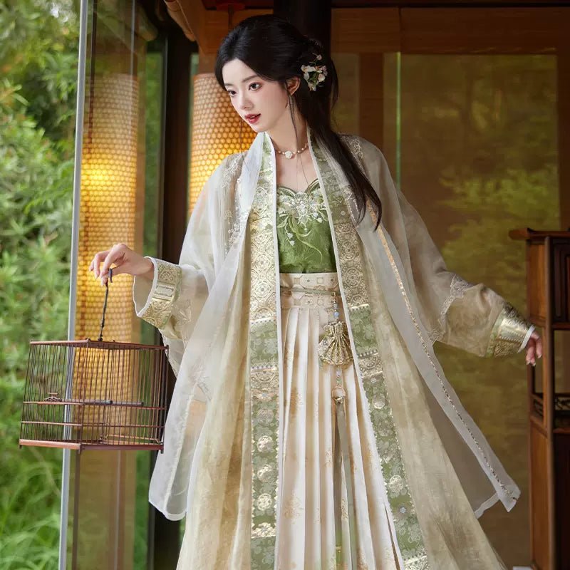 【Hanfu】Whispers of Verdant Serenity | Song Dynasty Hanfuhan fu Chinese han fu hanfu male tang dynasty clothes chinese hanfu tang dynasty outfits traditiona hanfu dress chinese hanfu chinese style dress dress fashion cheongsam dress q