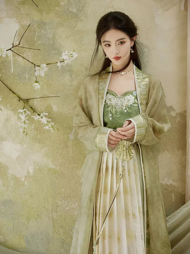 【Hanfu】Whispers of Verdant Serenity | Song Dynasty Hanfuhan fu Chinese han fu hanfu male tang dynasty clothes chinese hanfu tang dynasty outfits traditiona hanfu dress chinese hanfu chinese style dress dress fashion cheongsam dress q