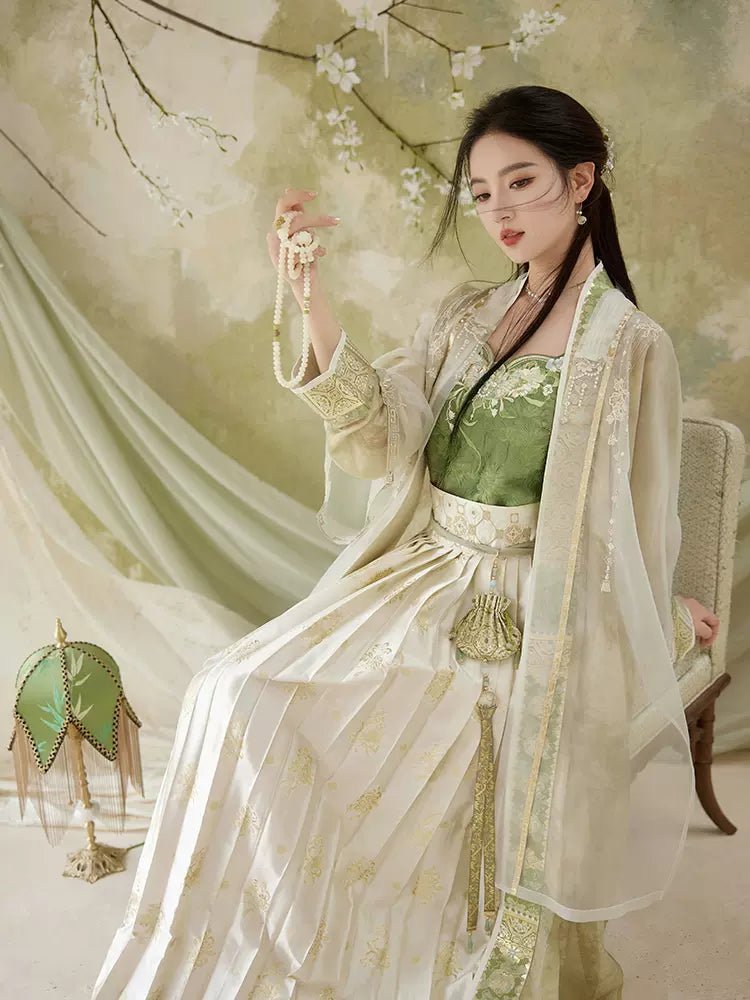 【Hanfu】Whispers of Verdant Serenity | Song Dynasty Hanfuhan fu Chinese han fu hanfu male tang dynasty clothes chinese hanfu tang dynasty outfits traditiona hanfu dress chinese hanfu chinese style dress dress fashion cheongsam dress q