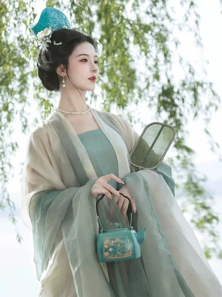 【Hanfu】Whispers of Verdant Serenity | Song Dynasty Hanfuhan fu Chinese han fu hanfu male tang dynasty clothes chinese hanfu tang dynasty outfits traditiona hanfu dress chinese hanfu chinese style dress dress fashion cheongsam dress q