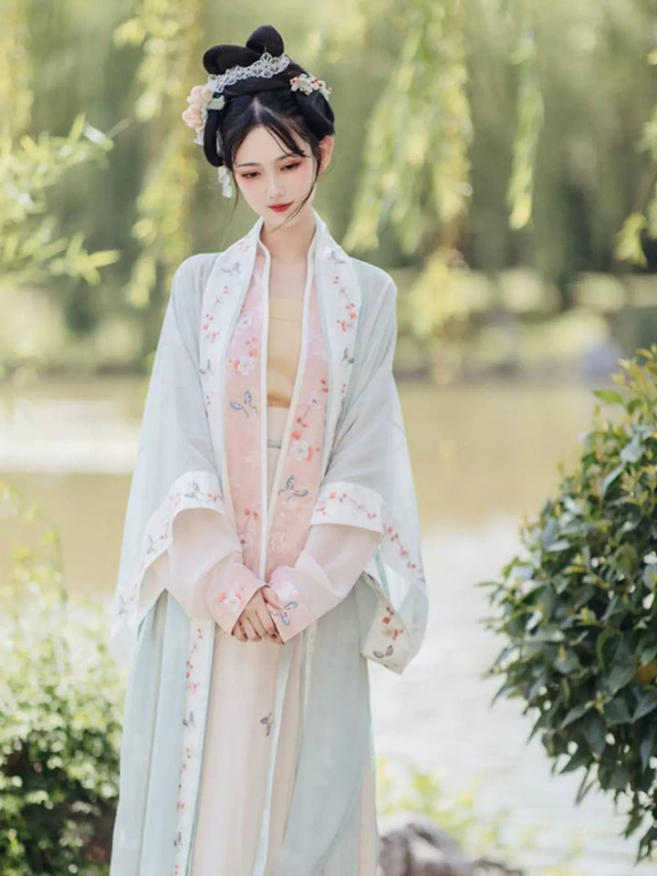 【Hanfu】Willow Shade and Floral Shadows | Song Style Hanfuhan fu Chinese han fu hanfu male tang dynasty clothes chinese hanfu tang dynasty outfits traditiona hanfu dress chinese hanfu chinese style dress dress fashion cheongsam dress q