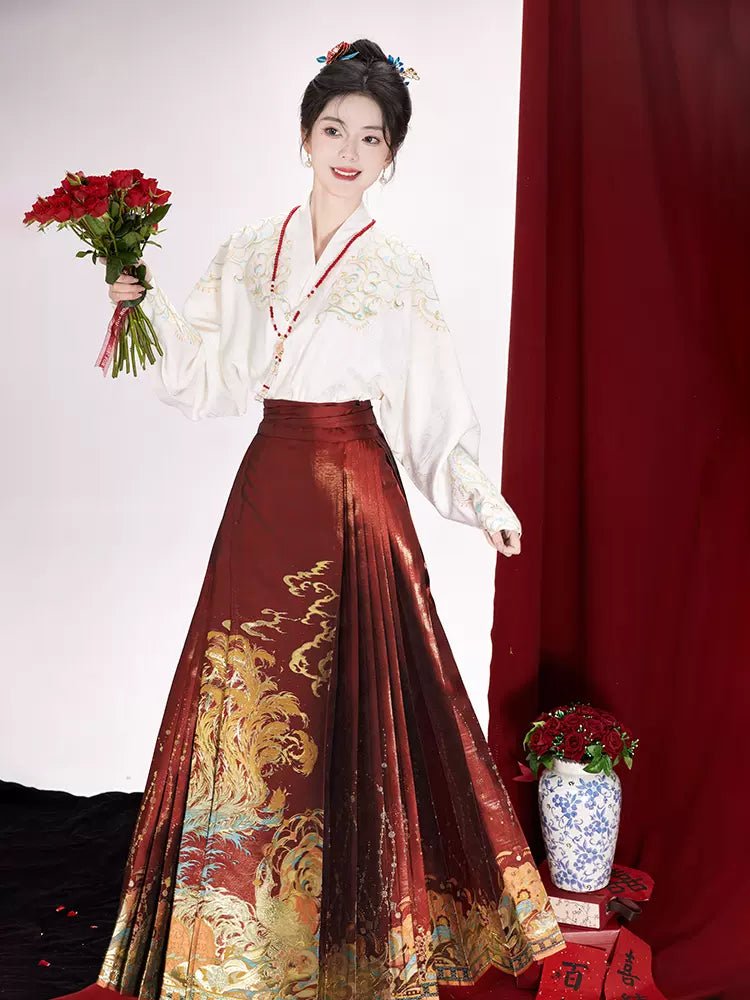 【Hanfu】Wind Breaks the Waves | Mamian skirthan fu Chinese han fu hanfu male tang dynasty clothes chinese hanfu tang dynasty outfits traditiona hanfu dress chinese hanfu chinese style dress dress fashion cheongsam dress q