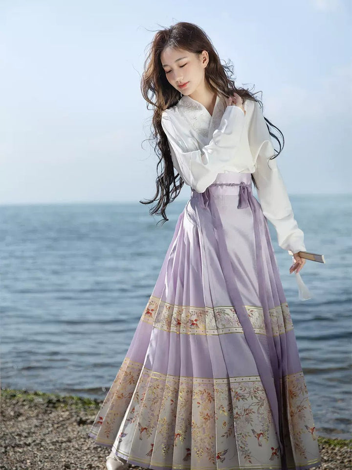 【Hanfu】Wisteria Preface | Modern Horse - faced skirthan fu Chinese han fu hanfu male tang dynasty clothes chinese hanfu tang dynasty outfits traditiona hanfu dress chinese hanfu chinese style dress dress fashion cheongsam dress q