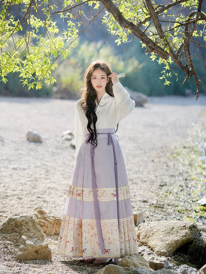 【Hanfu】Wisteria Preface | Modern Horse - faced skirthan fu Chinese han fu hanfu male tang dynasty clothes chinese hanfu tang dynasty outfits traditiona hanfu dress chinese hanfu chinese style dress dress fashion cheongsam dress q