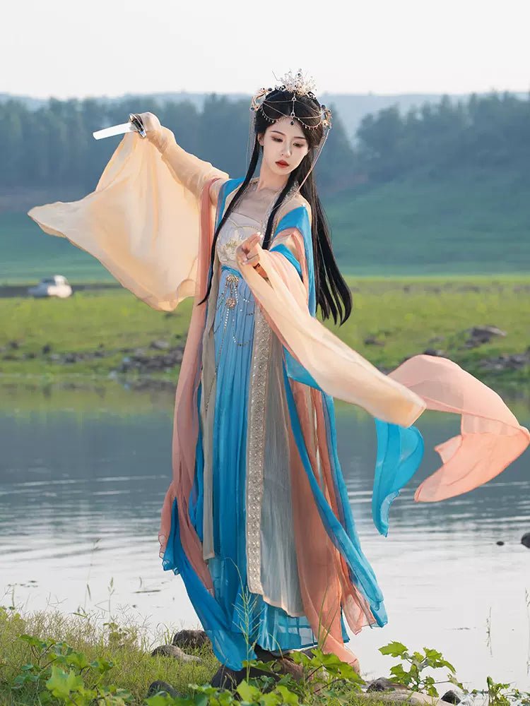 【Hanfu】Xuan Nü, a fairy|Tang Chest - Length skirthan fu Chinese han fu hanfu male tang dynasty clothes chinese hanfu tang dynasty outfits traditiona hanfu dress chinese hanfu chinese style dress dress fashion cheongsam dress q