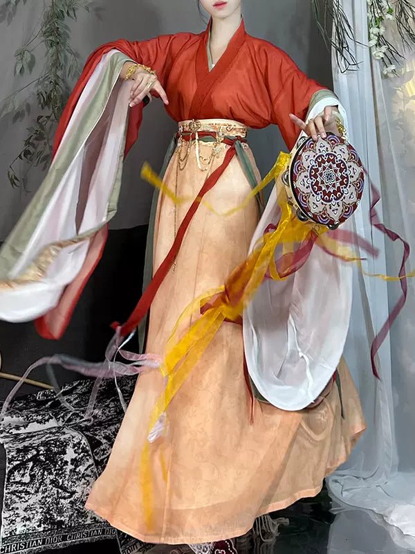 【Hanfu】Yaotai|Wei & Jin Dynasty big - sleeved eight - ripped skirtshan fu Chinese han fu hanfu male tang dynasty clothes chinese hanfu tang dynasty outfits traditiona hanfu dress chinese hanfu chinese style dress dress fashion cheongsam dress q