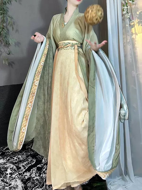 【Hanfu】Yaotai|Wei & Jin Dynasty big - sleeved eight - ripped skirtshan fu Chinese han fu hanfu male tang dynasty clothes chinese hanfu tang dynasty outfits traditiona hanfu dress chinese hanfu chinese style dress dress fashion cheongsam dress q