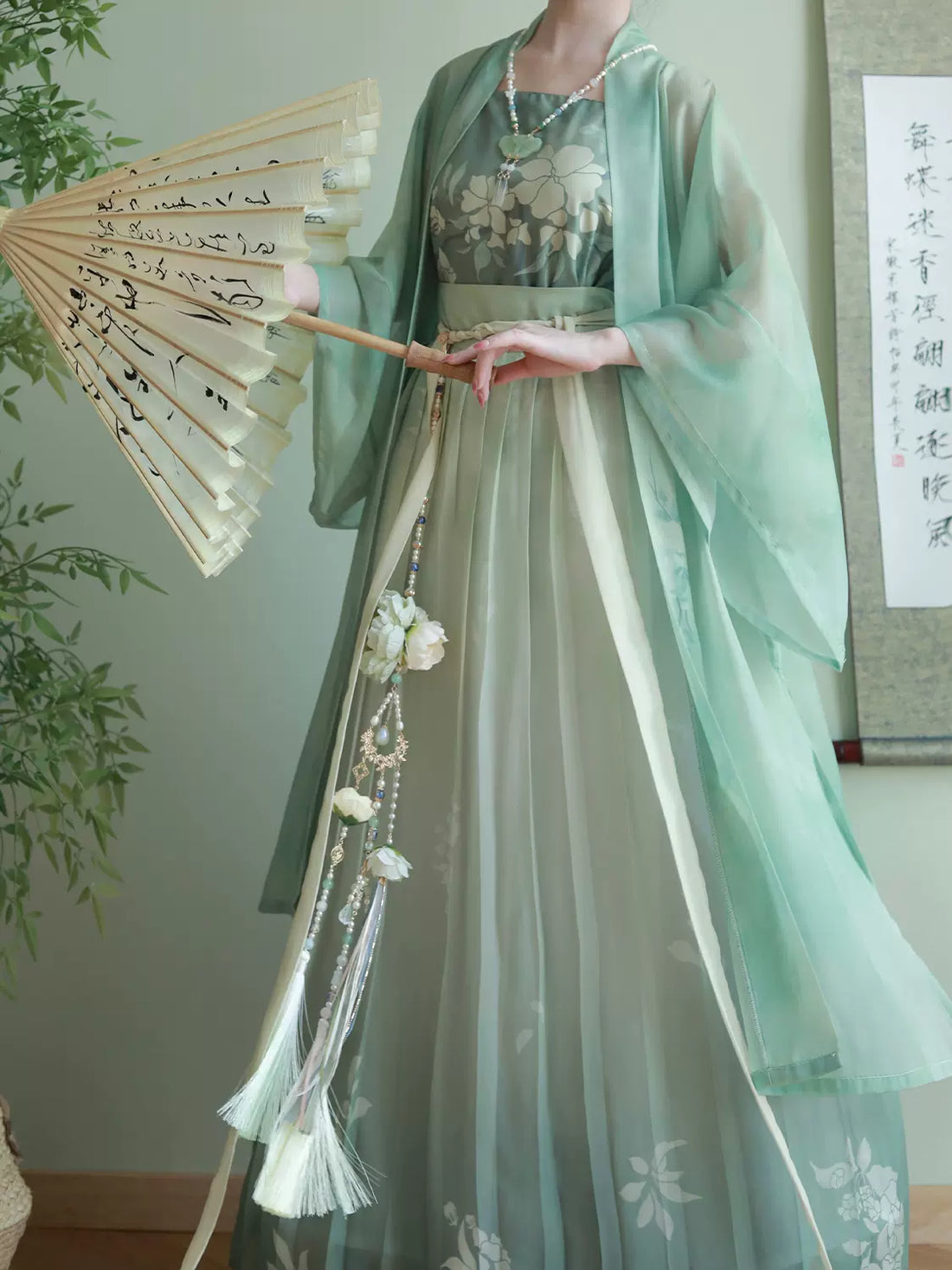 【Hanfu】Early morning mountain green|song three - piece sethan fu Chinese han fu hanfu male tang dynasty clothes chinese hanfu tang dynasty outfits traditiona hanfu dress chinese hanfu chinese style dress dress fashion cheongsam dress q