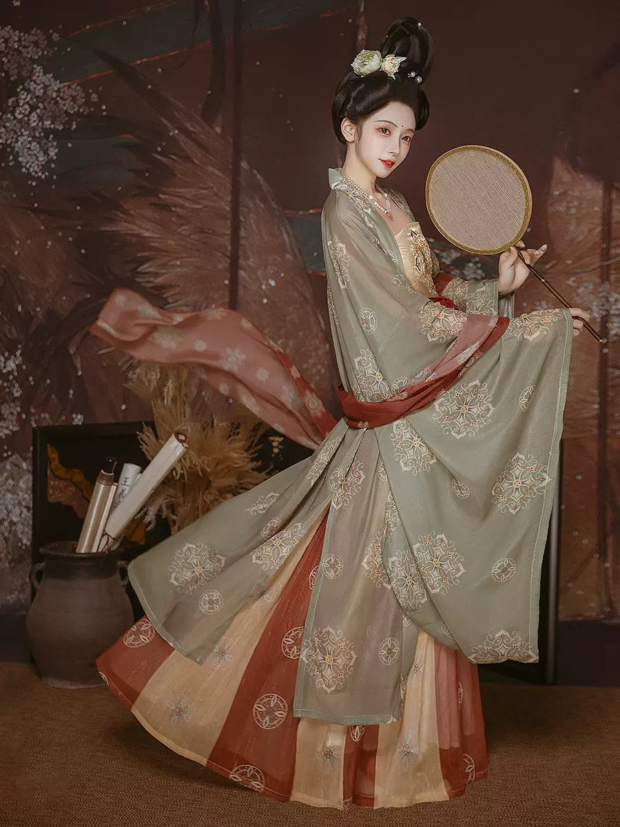 【Hanfu】Old Stories of Past Tang |Tang Chest - Length skirthan fu Chinese han fu hanfu male tang dynasty clothes chinese hanfu tang dynasty outfits traditiona hanfu dress chinese hanfu chinese style dress dress fashion cheongsam dress q