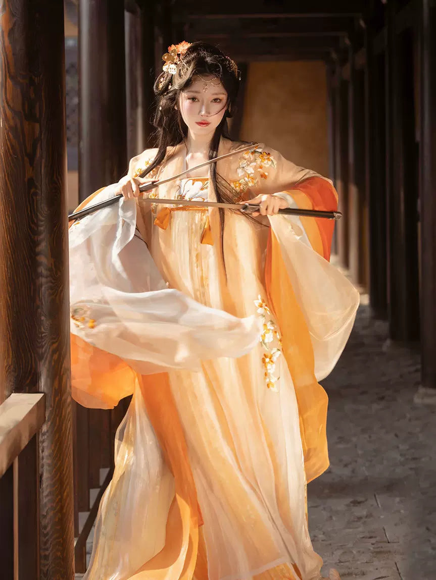 【Hanfu】Song of the Jade Lady|Tang chest - length skirthan fu Chinese han fu hanfu male tang dynasty clothes chinese hanfu tang dynasty outfits traditiona hanfu dress chinese hanfu chinese style dress dress fashion cheongsam dress q