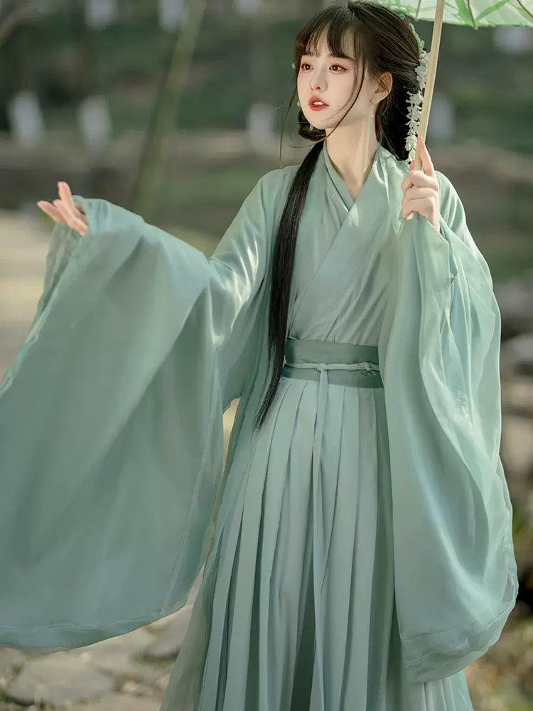 【Hanfu】Ethereal Green Dream | Wei & Jin Style Hanfuhan fu Chinese han fu hanfu male tang dynasty clothes chinese hanfu tang dynasty outfits traditiona hanfu dress chinese hanfu chinese style dress dress fashion cheongsam dress q